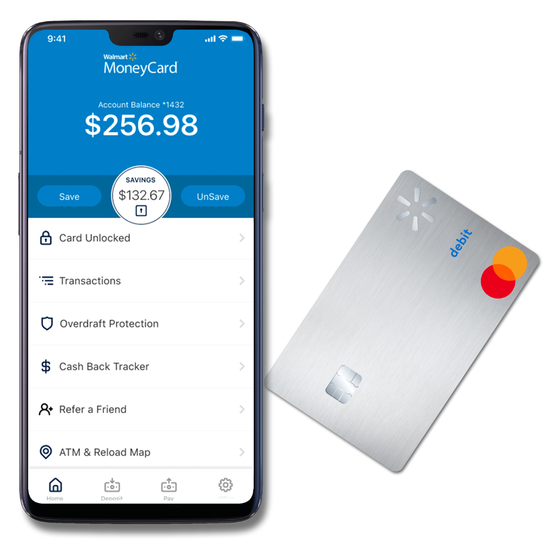 Download the Walmart MoneyCard Mobile App