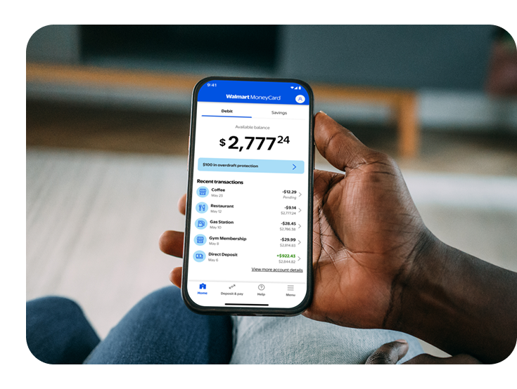 Reloadable debit card that earns you cash back | Walmart MoneyCard