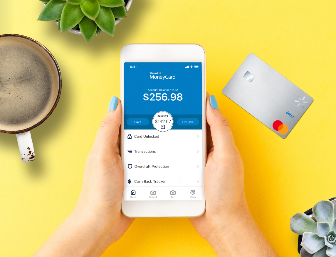 التقديم Sui أجاد  Reloadable Debit Card Account that Earns You Cash Back | Walmart MoneyCard